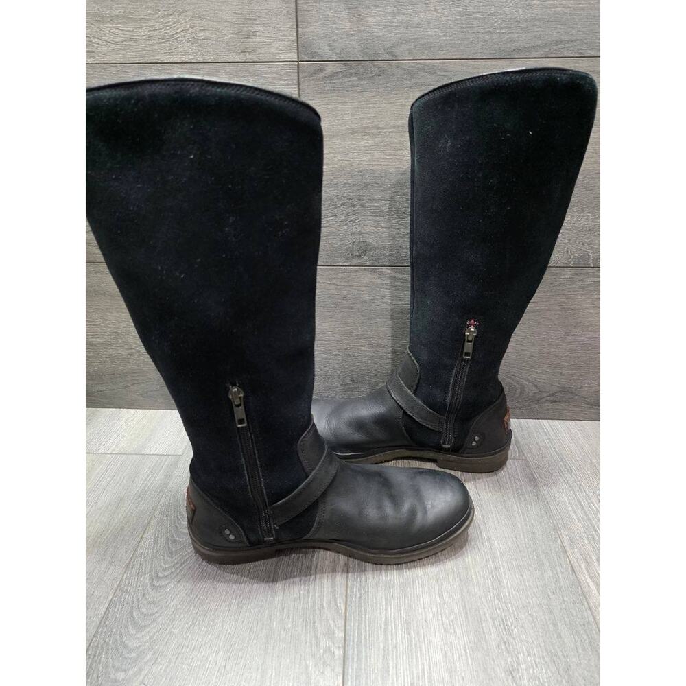UGG Women's Thomsen Black Suede Knee-High Boots Size 9 S000048 - Picture 6 of 13